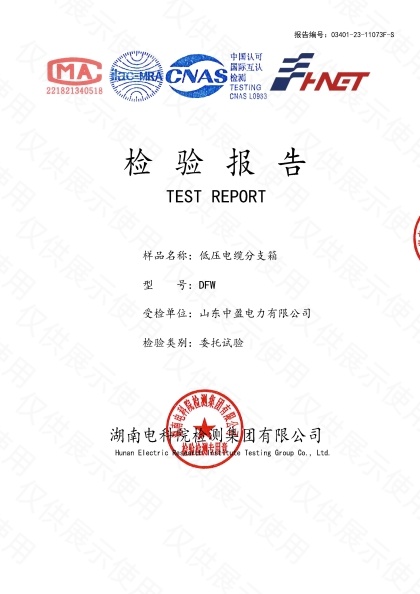 DFW低压电缆分支箱