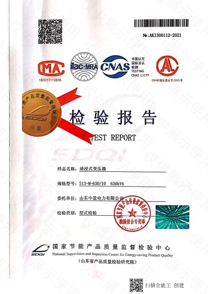 S13-M-630检验报告