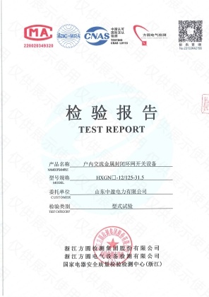 HXGN Indoor AC Metal-Enclosed Ring Main Unit (Outgoing Line)